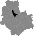 Location map of the Praga PÃÂ³Ãânoc district